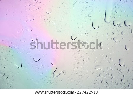rain on window for background