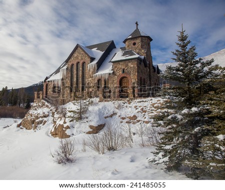 Saint Catherine of Siena Chapel at the St. Malo Retreat Center outside of Estes Park, Colorado