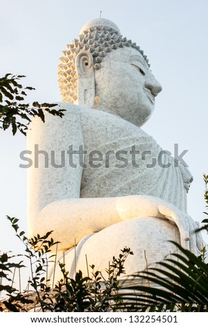 White big Buddha