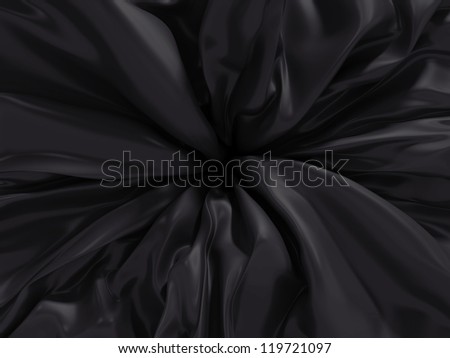 black silk centered background