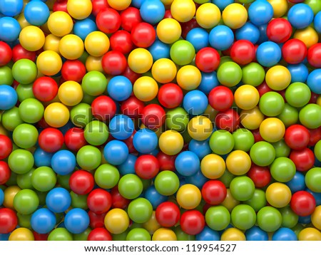 mixed-color balls background