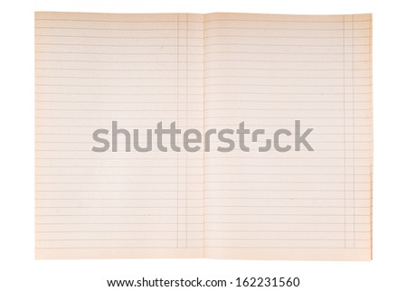 Striped notebook paper texture with margin