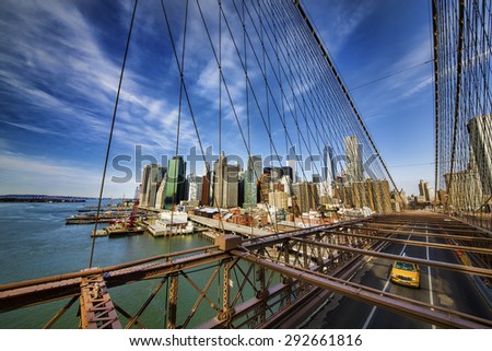 Brooklyn Bridge and Financial District, New York