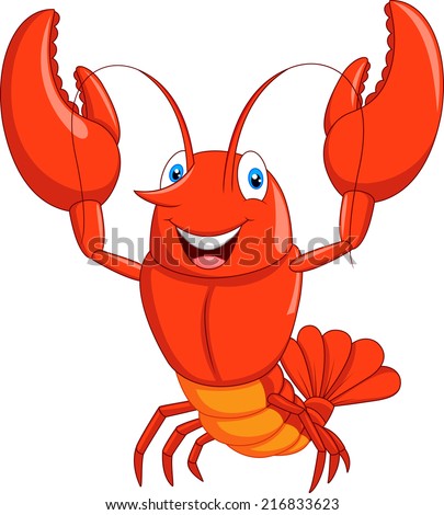 Cartoon lobster Cartoon lobster