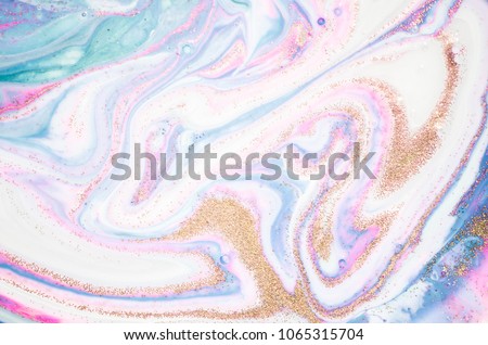 Punchy pastel trendy colors. Ancient oriental drawing technique. Style incorporates the swirls of marble or the ripples of agate. Very beautiful trendy art. Natural luxury