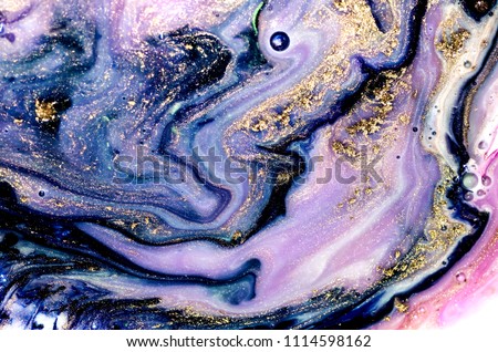 Very beautiful marble pattern. Abstract art wallpaper. Art and Gold.  Natural luxury. Gouache painting- can be used as a trendy background for posters, cards, invitations.