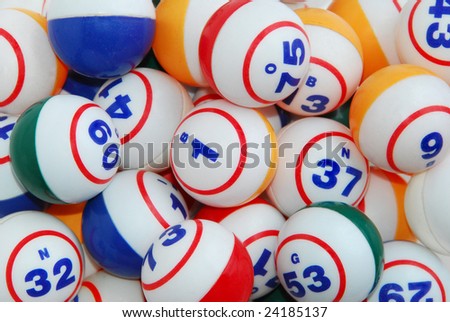 Bingo Ball Background