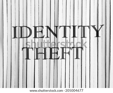 Shredded Paper with identity theft
