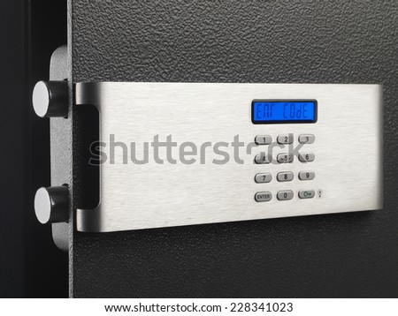 Electronic home safe keypad