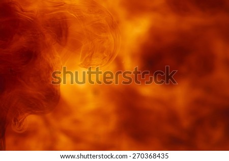 Fire explosion full frame