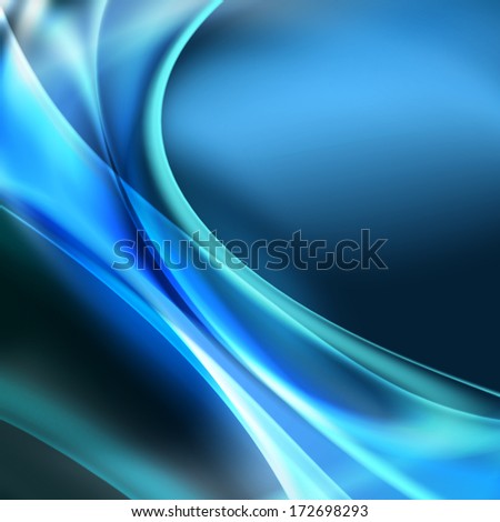 Blue Wave Abstract Background