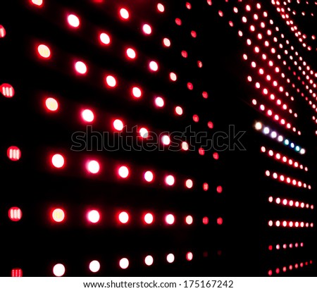 The abstract background of colorful LED lighting
