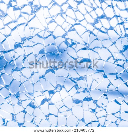 The abstract pattern of broken glass background