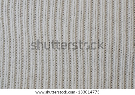 white wool knitted pattern background