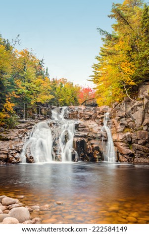 Mary Ann Falls in the fall (Highlands National Park, Cape Breton, Nova Scotia, Canada)