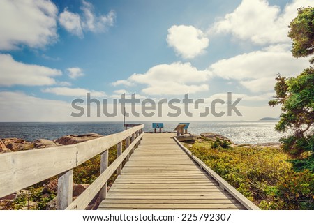 Boardwalk (Cabot Trail, Cape Breton, Nova Scotia, Canada)