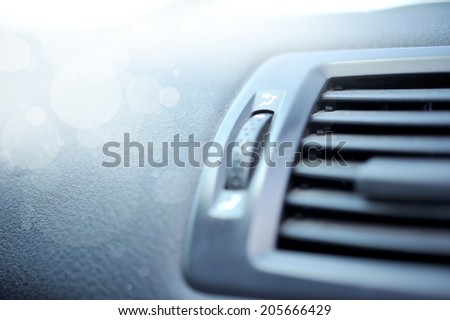 air-conditioning in the car