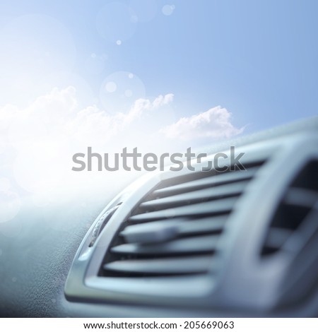 air-conditioning in the car