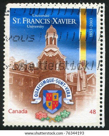 CANADA - CIRCA 2003: stamp printed by Canada, shows St. Francis Xavier University, Antigonish, circa 2003