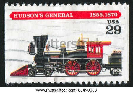 UNITED STATES - CIRCA 1994: stamp printed by United states, shows locomotive, circa 1994