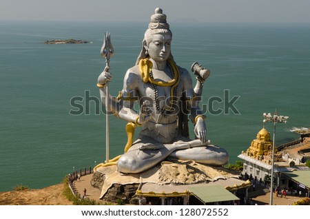 World\'s second tallest statue of Lord Shiva, India