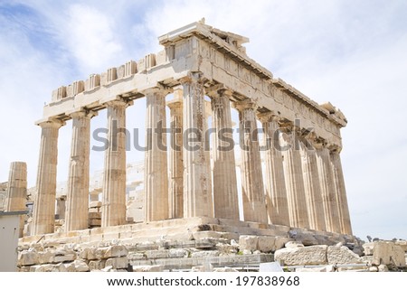 Parthenon on the Acropolis, Athens, Greece