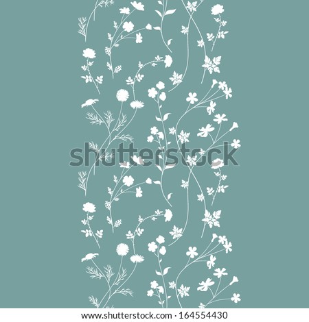 Seamless floral background with small flowers