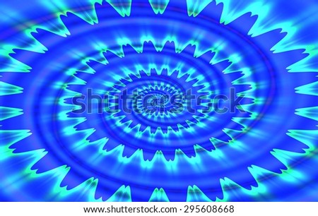 Shining decorative design in blue shades. Abstract color background oblong shape in dimensions usable as visiting or business card.
