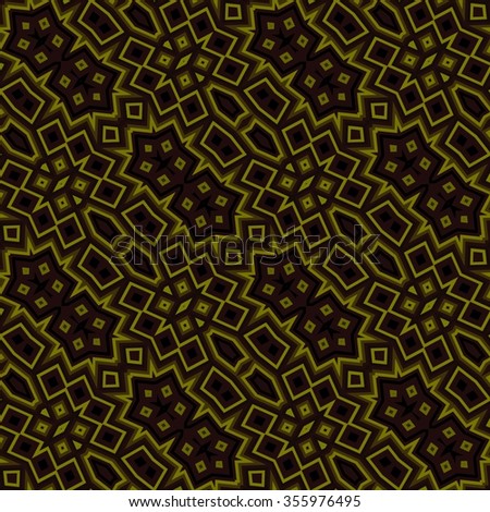 Lacy decorative undulated seamless diagonally dark vintage pattern - computer generated background