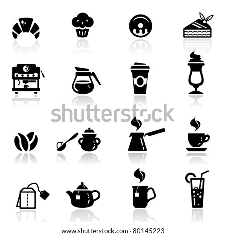 Icons set cafe icons Icons set cafe icons