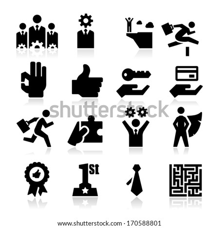 Business Success Icons Business Success Icons