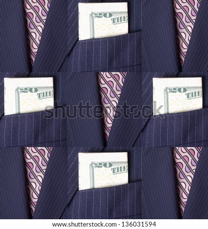 Suit Tie Money