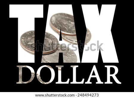 Tax Dollar, Silver Dollar Coins and Half Dollars, Taxes