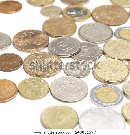 Foreign Coins and Currency, Money