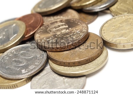 Foreign Coins, Money for Different Countries, Wold Currencies