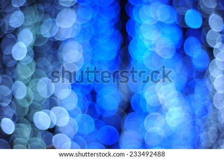 Abstract Background blue and white bokeh