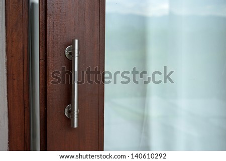 Modern style door handle ,open the door