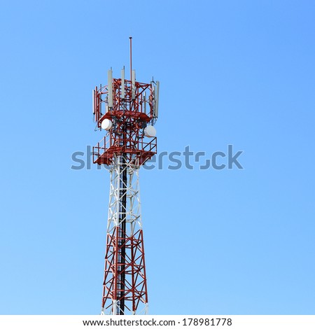 communication antenna and telecommunication radio antenna and mobile tower communication antenna