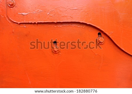 orange metal plate image for industrial background