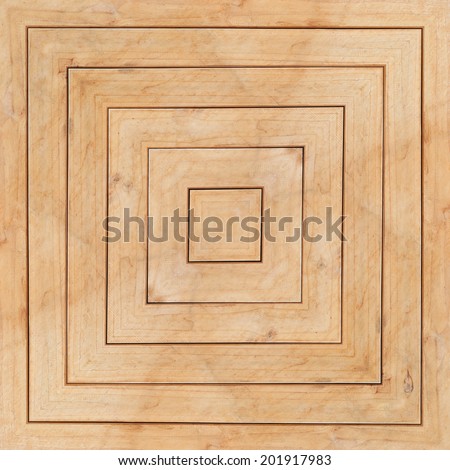 table wood square, top view