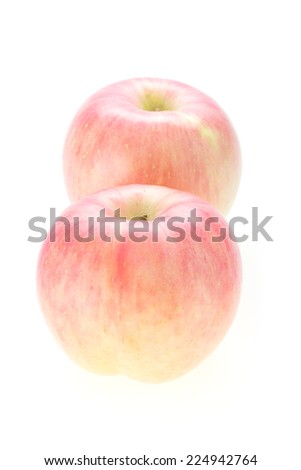 apple fuji isolated on white background