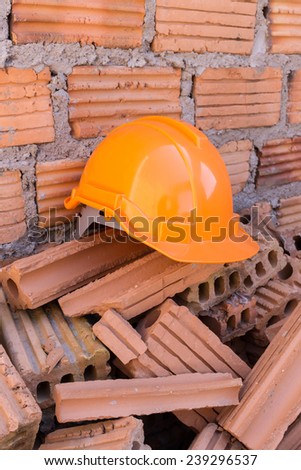 construction helmet safety for protect worker from accident in construction site