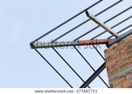 steel beams roof truss residential building construction industry
