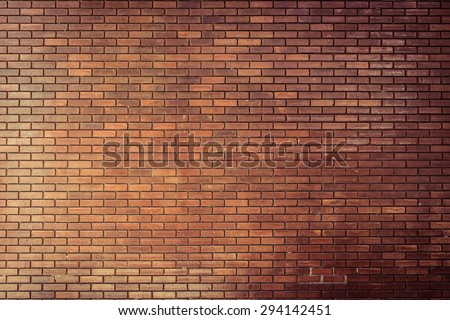 brick wall texture background material of industry construction, image used retro filter