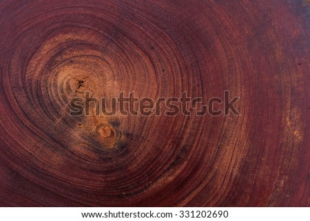 red wood logs texture background of aged annual rings