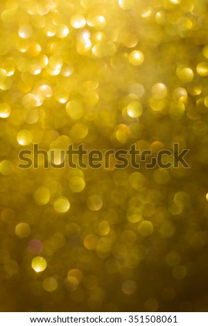 luxury gold background, abstract golden bokeh light celebration background