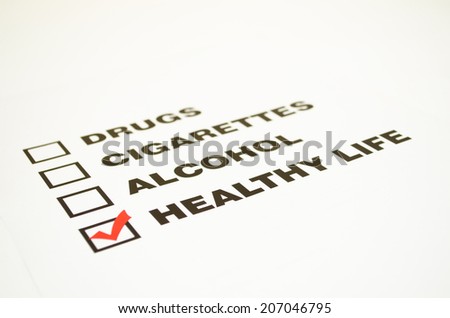 Be healhty, choose healthy life