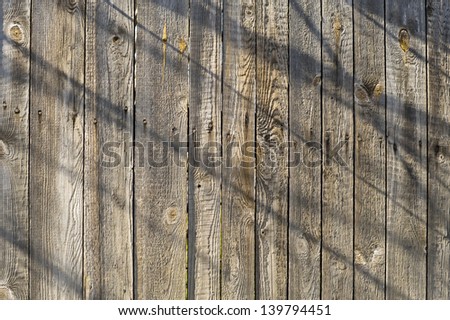 Old wood fence.