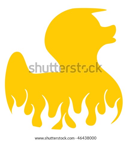 flaming duck