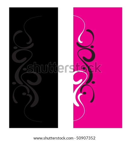 stock photo : A set of decorative backgrounds for use in bar menus,flyers or
